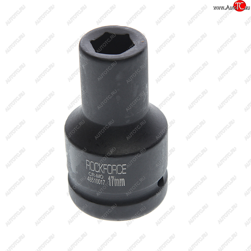 879 р. Головка торцевая 1 17мм ударная удлиненная L=90мм ROCKFORCE ROCKFORCE rf-48510017 ROCKFORCE rf-48510017  с доставкой в г. Майкоп