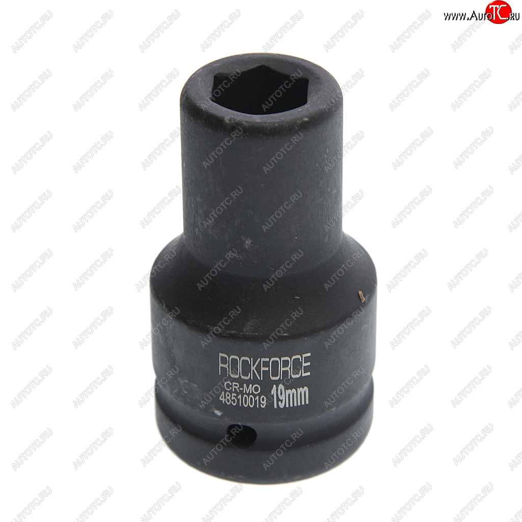 989 р. Головка торцевая 1 19мм ударная удлиненная L=90мм ROCKFORCE ROCKFORCE rf-48510019  с доставкой в г. Майкоп