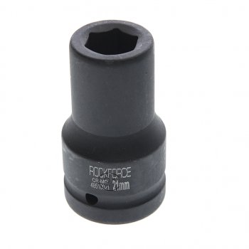 989 р. Головка торцевая 1 21мм ударная удлиненная L=90мм ROCKFORCE ROCKFORCE rf-48510021  с доставкой в г. Майкоп. Увеличить фотографию 1