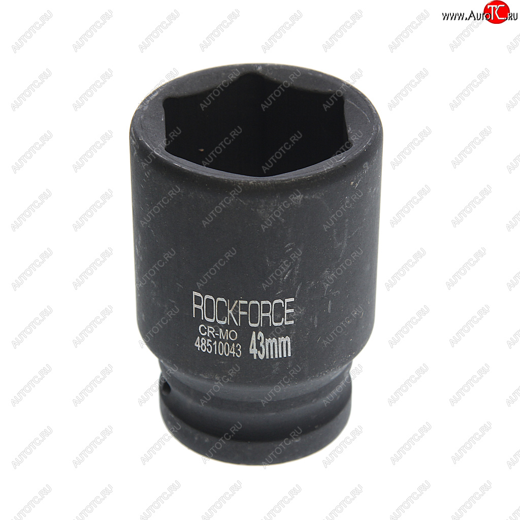 999 р. Головка торцевая 1 43мм ударная удлиненная L=90мм ROCKFORCE ROCKFORCE rf-48510043  с доставкой в г. Майкоп
