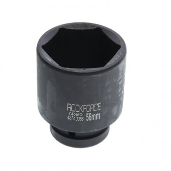1 879 р. Головка торцевая 1 56мм ударная удлиненная L=90мм ROCKFORCE ROCKFORCE rf-48510056  с доставкой в г. Майкоп. Увеличить фотографию 1