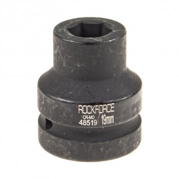 699 р. Головка торцевая 1 19мм ударная L=58мм ROCKFORCE ROCKFORCE rf-48519  с доставкой в г. Майкоп. Увеличить фотографию 1