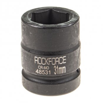 789 р. Головка торцевая 1 31мм ударная L=62мм ROCKFORCE ROCKFORCE rf-48531  с доставкой в г. Майкоп. Увеличить фотографию 1