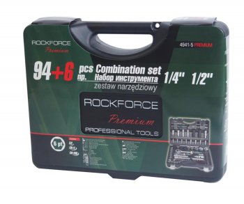 9 449 р. Набор головок торцевых и бит 12,14 94 предмета+6 предметов ROCKFORCE ROCKFORCE rf-4941-5-premium  с доставкой в г. Майкоп. Увеличить фотографию 3