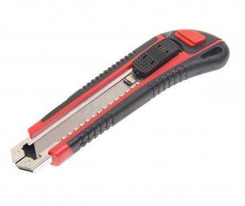 449 р. Нож 18мм с сегментированным лезвием 3шт ROCKFORCE ROCKFORCE rf-5055p4  с доставкой в г. Майкоп. Увеличить фотографию 1