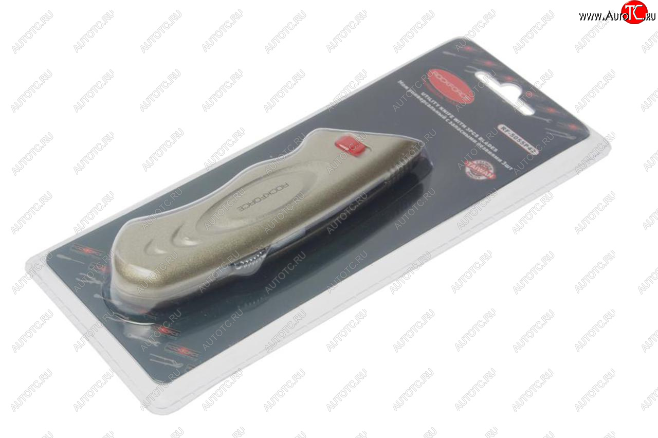 899 р. Нож 18мм с трапециевидным лезвием 3шт ROCKFORCE ROCKFORCE rf-5055p42  с доставкой в г. Майкоп