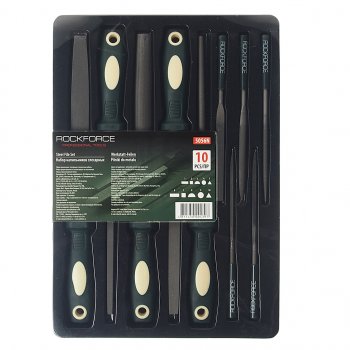 2 499 р. Набор напильников разнопрофильных 10 предметов ROCKFORCE ROCKFORCE rf-5056n  с доставкой в г. Майкоп. Увеличить фотографию 1