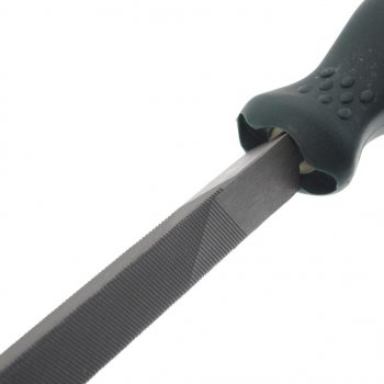 499 р. Напильник трехгранный 250мм с держателем ROCKFORCE ROCKFORCE rf-5056p510  с доставкой в г. Майкоп. Увеличить фотографию 2