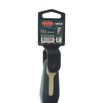 399 р. Напильник трехгранный 200мм с держателем ROCKFORCE ROCKFORCE rf-5056p58  с доставкой в г. Майкоп. Увеличить фотографию 3