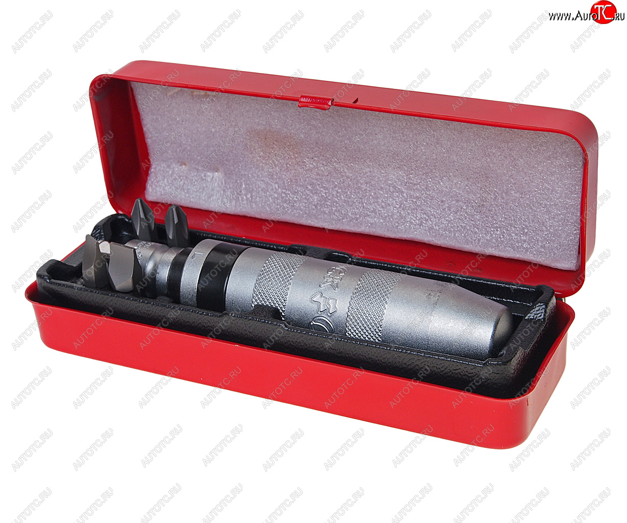 1 859 р. Отвертка ударная с набором бит 6 предметов ROCKFORCE ROCKFORCE rf-5064  с доставкой в г. Майкоп
