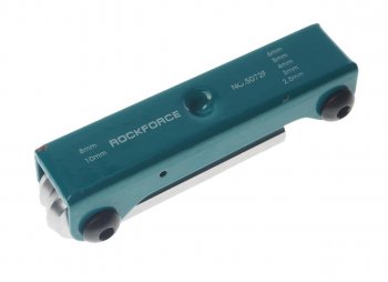 749 р. Набор ключей шестигранных 2.5-10мм складной 7 предметов ROCKFORCE ROCKFORCE rf-5072f  с доставкой в г. Майкоп. Увеличить фотографию 2