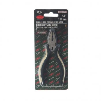 299 р. Пассатижи 114мм комбинированные мини в блистере ROCKFORCE ROCKFORCE rf-50814p2 ROCKFORCE rf-50814p2  с доставкой в г. Майкоп. Увеличить фотографию 2