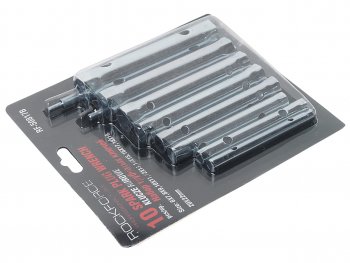 799 р. Набор ключей трубчатых 6-22мм 10 предметов ROCKFORCE ROCKFORCE rf-50817b  с доставкой в г. Майкоп. Увеличить фотографию 2