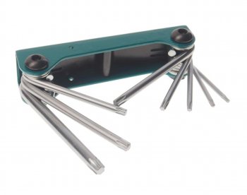 629 р. Набор ключей TORX T9-T40 складной 8 предметов ROCKFORCE ROCKFORCE rf-5083f  с доставкой в г. Майкоп. Увеличить фотографию 1