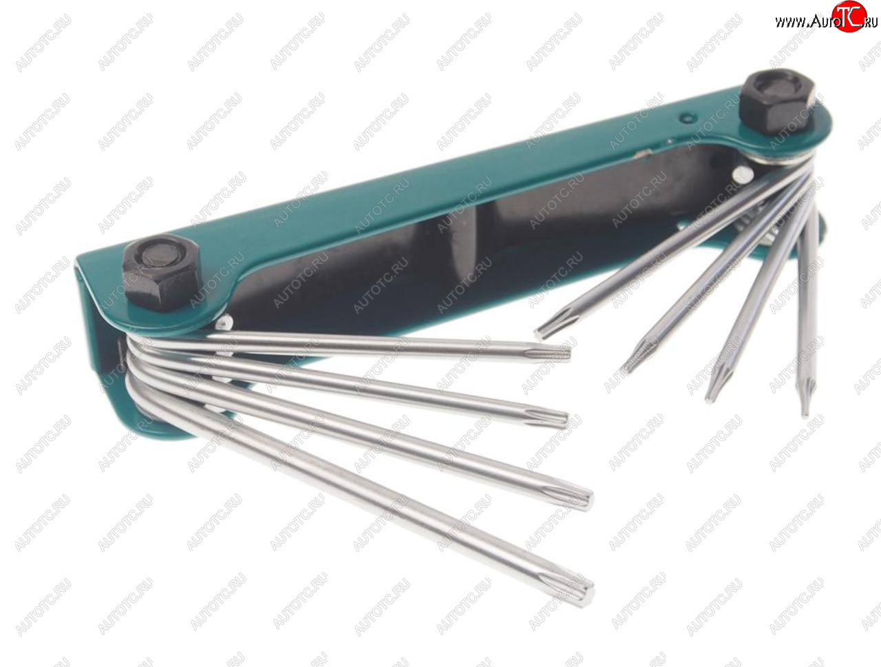 599 р. Набор ключей TORX Т5-Т10,Т15,Т20 складной 8 предметов ROCKFORCE ROCKFORCE rf-5087f  с доставкой в г. Майкоп