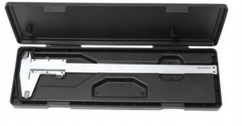 2 289 р. Штангенциркуль 200мм 0.02мм в футляре ROCKFORCE ROCKFORCE rf-5096p2  с доставкой в г. Майкоп. Увеличить фотографию 1