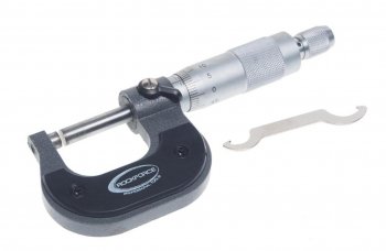 1 339 р. Микрометр 0-25мм 0.01мм в футляре ROCKFORCE ROCKFORCE rf-5096p9025 ROCKFORCE rf-5096p9025  с доставкой в г. Майкоп. Увеличить фотографию 1