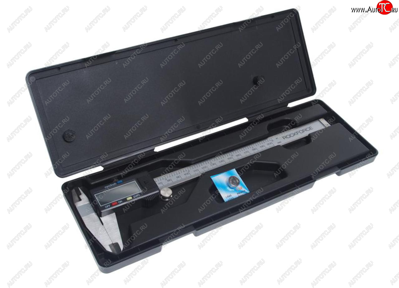 3 899 р. Штангенциркуль 200мм 0.01мм цифровой в футляре ROCKFORCE ROCKFORCE rf-5096pe2  с доставкой в г. Майкоп