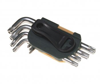 819 р. Набор ключей TORX T10Н-Т50H Г-образных 9 предметов с держателем ROCKFORCE ROCKFORCE rf-5098t  с доставкой в г. Майкоп. Увеличить фотографию 2