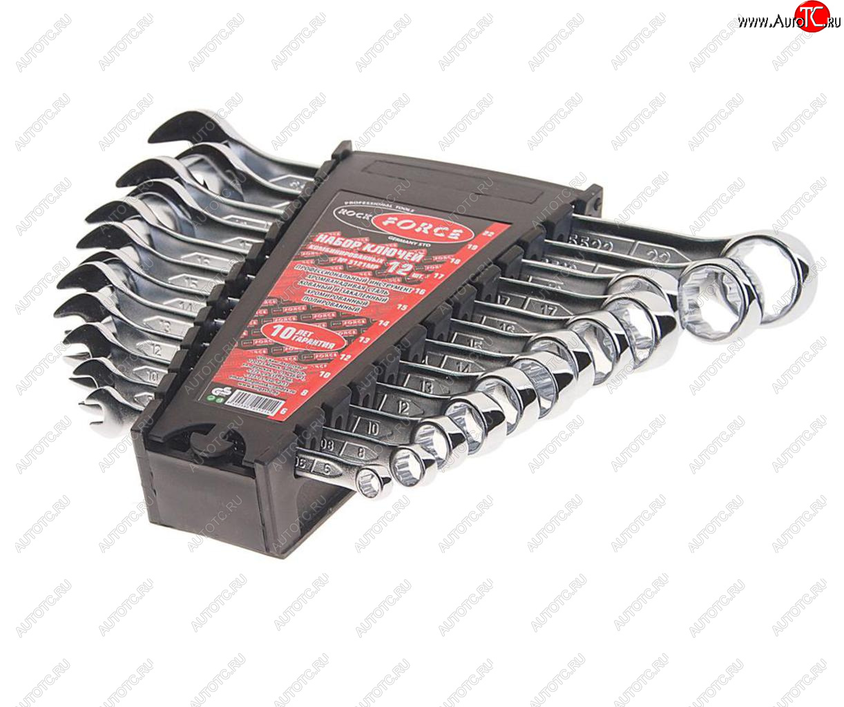 2 459 р. Набор ключей комбинированных 6-22мм 12 предметов в холдере ROCKFORCE ROCKFORCE rf-5121mp  с доставкой в г. Майкоп