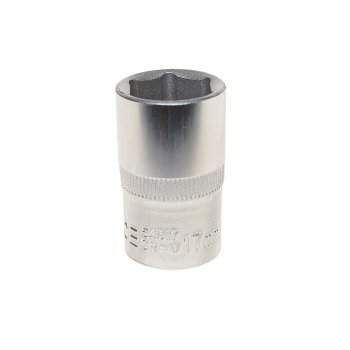 121 р. Головка торцевая 12 17мм L=38мм ROCKFORCE ROCKFORCE rf-54517  с доставкой в г. Майкоп. Увеличить фотографию 1