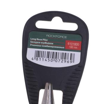 559 р. Тонкогубцы 180мм комбинированные с держателем ROCKFORCE ROCKFORCE rf-610180d  с доставкой в г. Майкоп. Увеличить фотографию 3