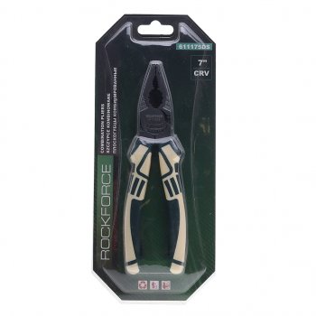 1 239 р. Пассатижи 175мм в блистере ROCKFORCE ROCKFORCE rf-611175ds ROCKFORCE rf-611175ds  с доставкой в г. Майкоп. Увеличить фотографию 3