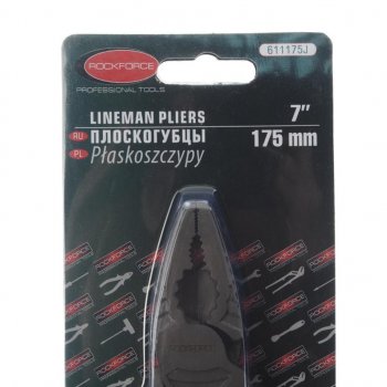 1 019 р. Пассатижи 175мм ROCKFORCE ROCKFORCE rf-611175j ROCKFORCE rf-611175j  с доставкой в г. Майкоп. Увеличить фотографию 3