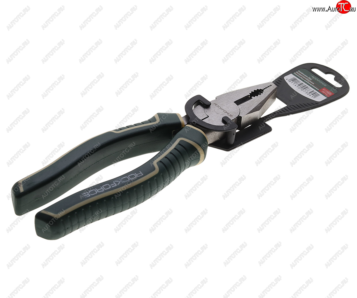 699 р. Пассатижи 200мм с держателем ROCKFORCE ROCKFORCE rf-611200d  с доставкой в г. Майкоп