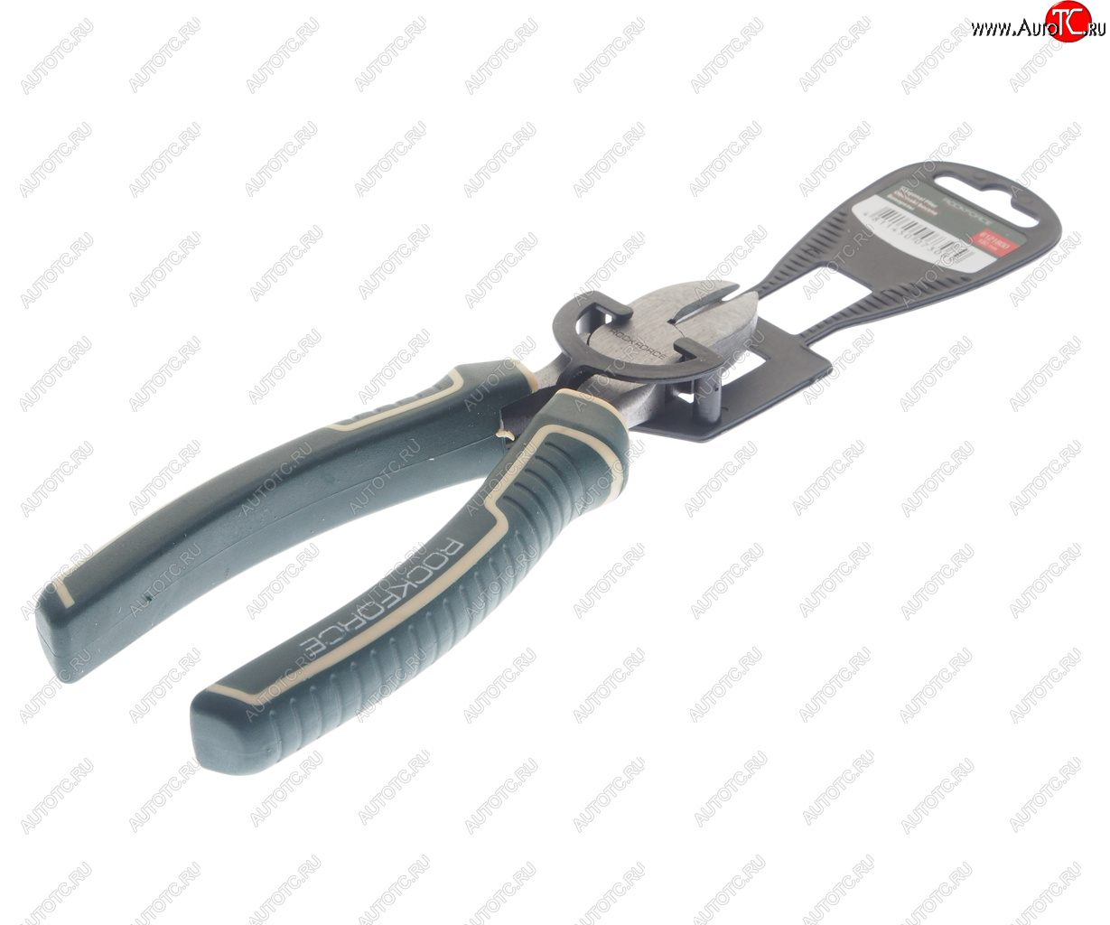 529 р. Кусачки боковые 180мм с держателем ROCKFORCE ROCKFORCE rf-612180d  с доставкой в г. Майкоп