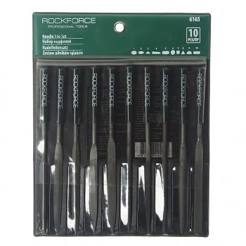 629 р. Набор надфилей 10 предметов ROCKFORCE ROCKFORCE rf-6165 ROCKFORCE rf-6165  с доставкой в г. Майкоп. Увеличить фотографию 1