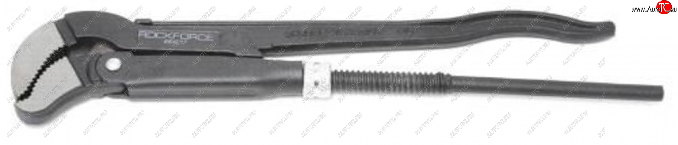 1 569 р. Ключ газовый 85мм 1.5 S-образный 45град. ROCKFORCE ROCKFORCE rf-684c17  с доставкой в г. Майкоп