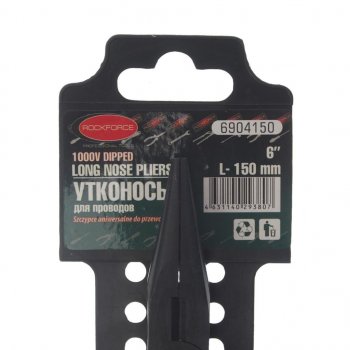 529 р. Тонкогубцы 150мм прямые диэлектрические до 1000В ROCKFORCE ROCKFORCE rf-6904150  с доставкой в г. Майкоп. Увеличить фотографию 3