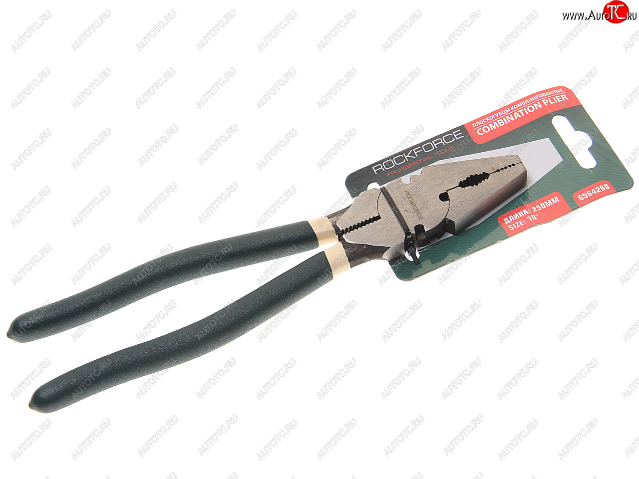 929 р. Пассатижи 250мм комбинированные с держателем ROCKFORCE ROCKFORCE rf-6964260  с доставкой в г. Майкоп
