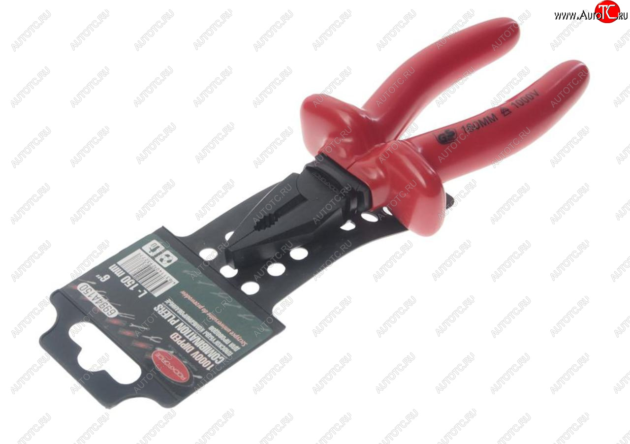 639 р. Пассатижи 150мм (6) комбинированные диэлектрические 1000V ROCKFORCE ROCKFORCE rf-6994a150  с доставкой в г. Майкоп