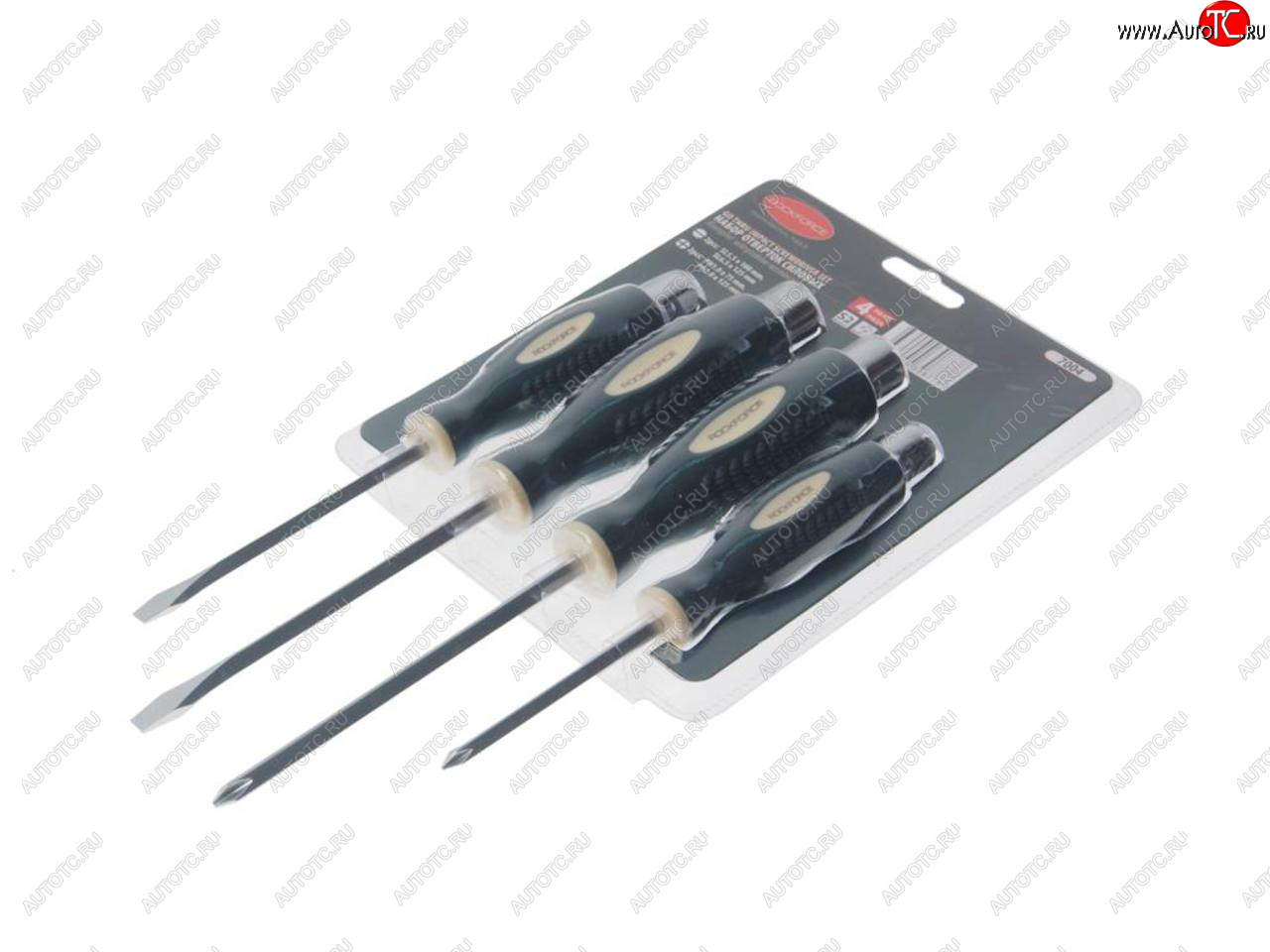 1 479 р. Набор отверток силовых 4 предмета ROCKFORCE ROCKFORCE rf-7004 ROCKFORCE rf-7004  с доставкой в г. Майкоп