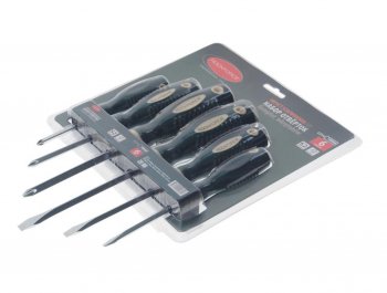 1 659 р. Набор отверток SL5.5-SL8.0 PH1.0-PH3.0 магнитные в блистере 6 предметов Profi ROCKFORCE ROCKFORCE rf-7006a  с доставкой в г. Майкоп. Увеличить фотографию 1