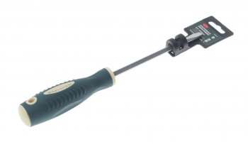 399 р. Отвертка шлицевая SL 8.0х150мм магнитная (сталь S2) с держателем Profi ROCKFORCE ROCKFORCE rf-70180150  с доставкой в г. Майкоп. Увеличить фотографию 1