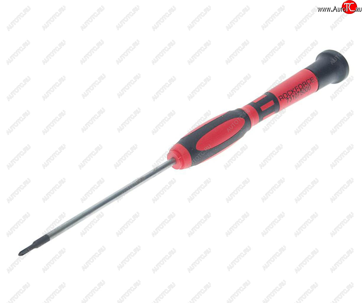 168 р. Отвертка крестовая PH 0.0x75мм ювелирная (сталь CrV) ROCKFORCE ROCKFORCE rf-731075000  с доставкой в г. Майкоп