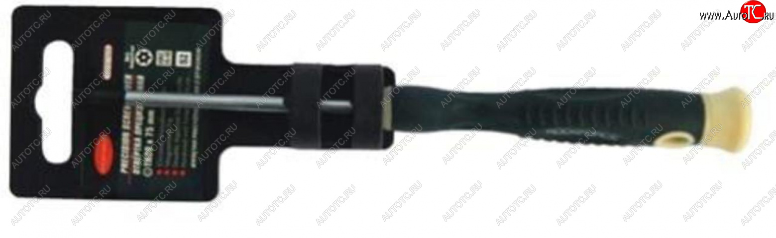 168 р. Отвертка TORX T15Hх75мм с отверстием ювелирная ROCKFORCE ROCKFORCE rf-73707515  с доставкой в г. Майкоп