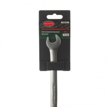 261 р. Ключ комбинированный 13х13мм удлиненный с держателем ROCKFORCE ROCKFORCE rf-75513l  с доставкой в г. Майкоп. Увеличить фотографию 2