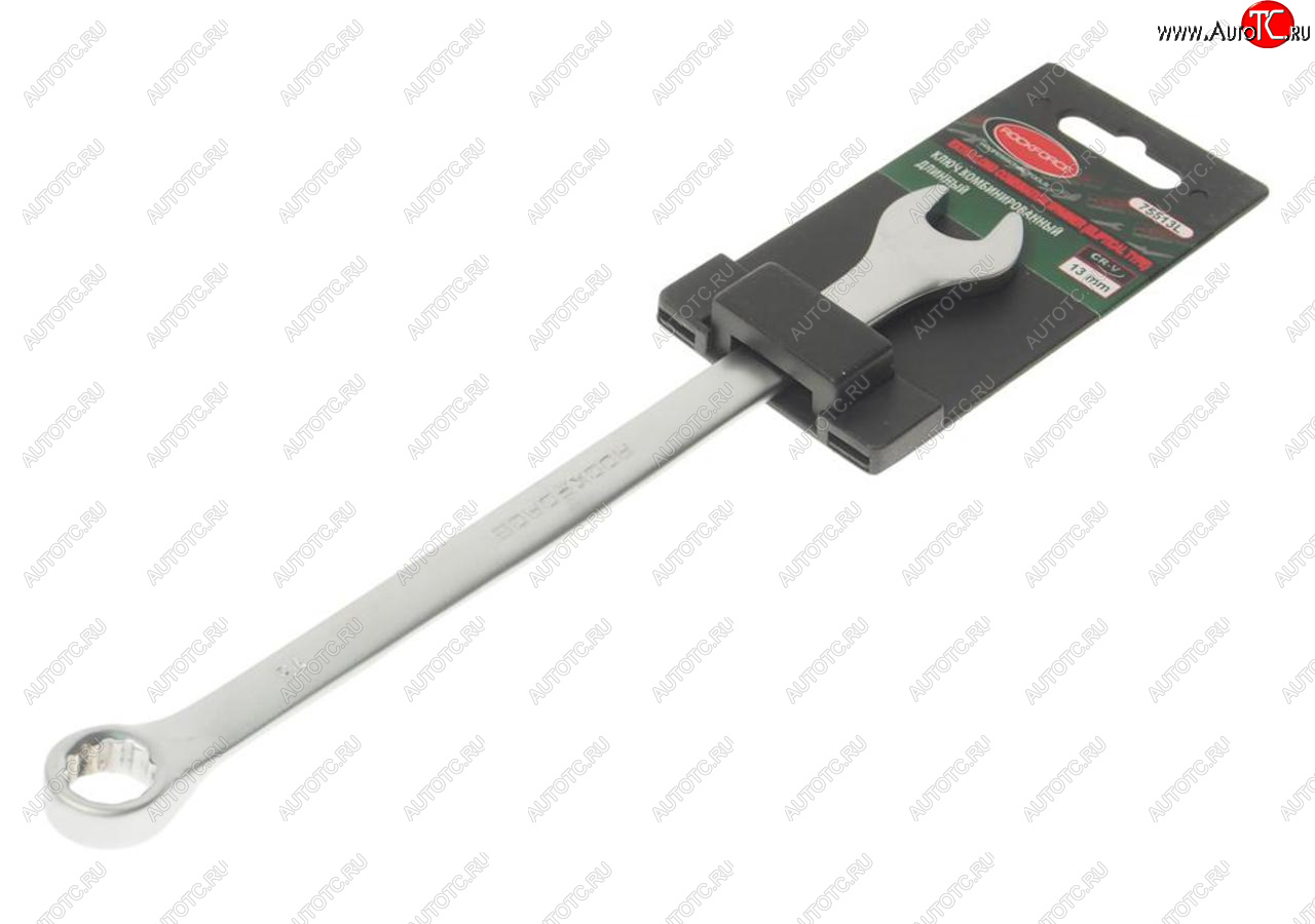 261 р. Ключ комбинированный 13х13мм удлиненный с держателем ROCKFORCE ROCKFORCE rf-75513l  с доставкой в г. Майкоп