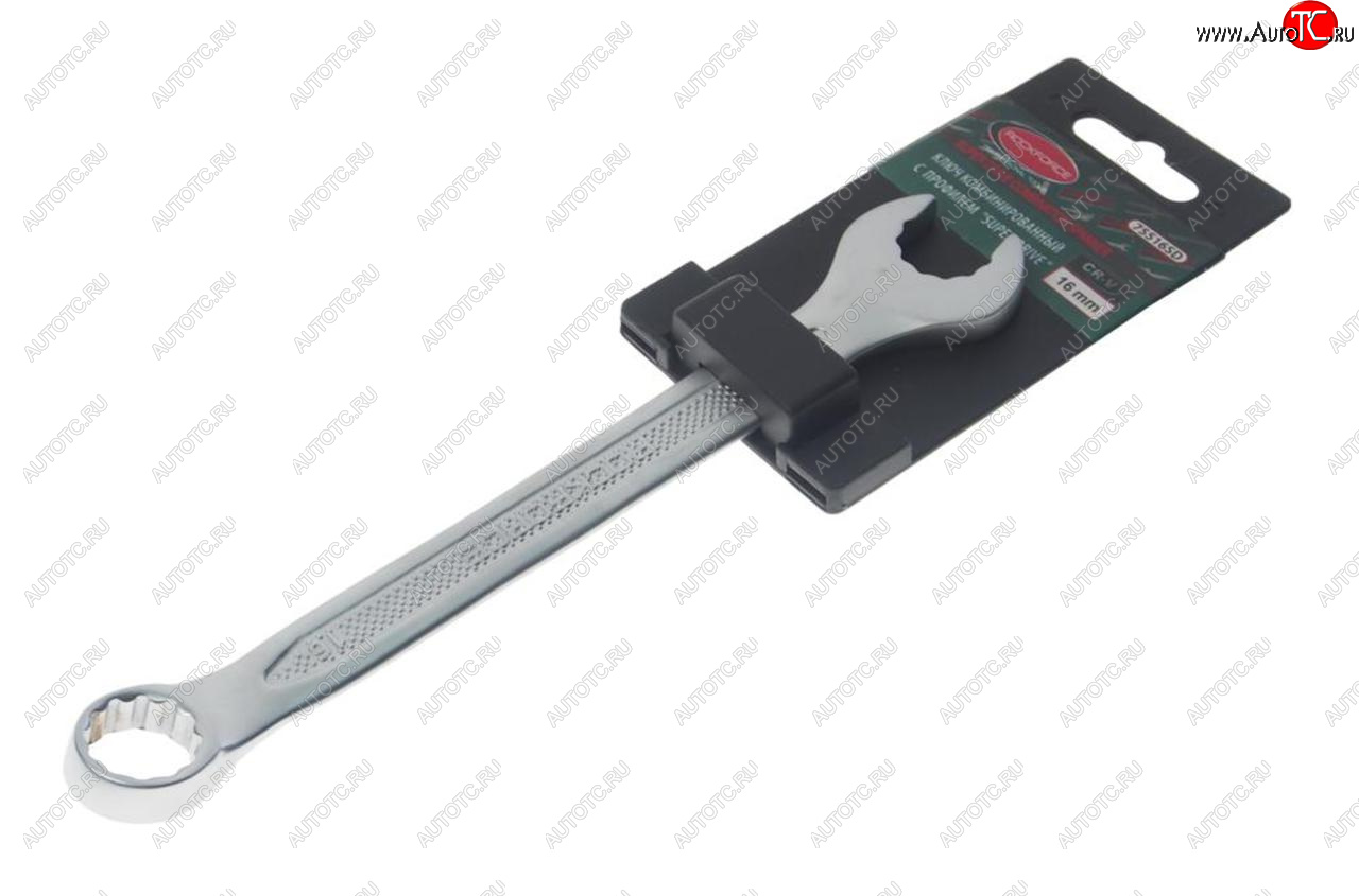 265 р. Ключ комбинированный 16мм (Super Drive) с держателем ROCKFORCE ROCKFORCE rf-75516sd  с доставкой в г. Майкоп