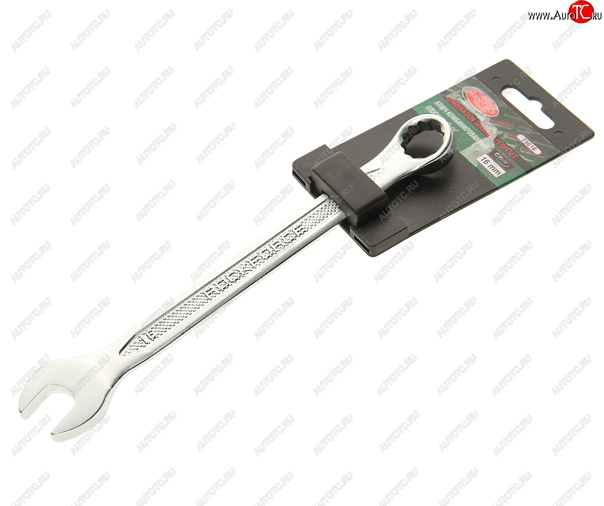 142 р. Ключ комбинированный 16х16мм с держателем Profi ROCKFORCE ROCKFORCE rf-75616 ROCKFORCE rf-75616  с доставкой в г. Майкоп