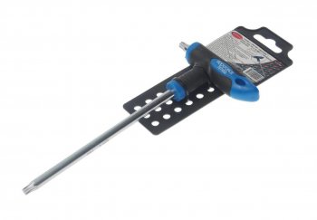 359 р. Ключ TORX Т-образный T40х150мм с резиновой ручкой с держателем ROCKFORCE ROCKFORCE rf-76740g  с доставкой в г. Майкоп. Увеличить фотографию 1