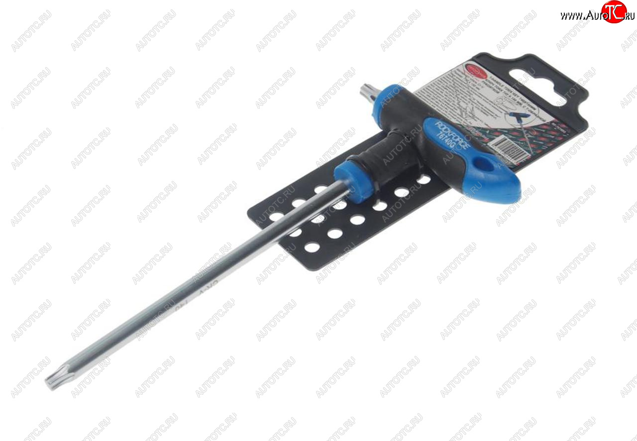 359 р. Ключ TORX Т-образный T40х150мм с резиновой ручкой с держателем ROCKFORCE ROCKFORCE rf-76740g  с доставкой в г. Майкоп