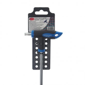 399 р. Ключ TORX Т-образный T45х200мм с резиновой ручкой с держателем ROCKFORCE ROCKFORCE rf-76745g  с доставкой в г. Майкоп. Увеличить фотографию 2