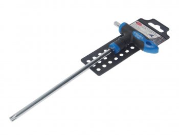 399 р. Ключ TORX Т-образный T45х200мм с резиновой ручкой с держателем ROCKFORCE ROCKFORCE rf-76745g  с доставкой в г. Майкоп. Увеличить фотографию 1