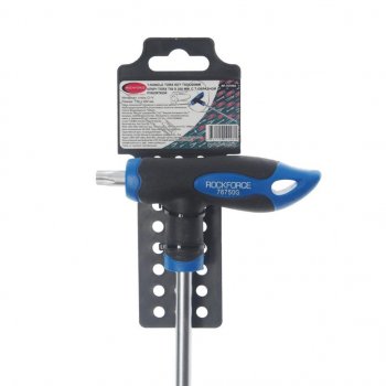449 р. Ключ TORX Т-образный T50х200мм с резиновой ручкой с держателем ROCKFORCE ROCKFORCE rf-76750g  с доставкой в г. Майкоп. Увеличить фотографию 2