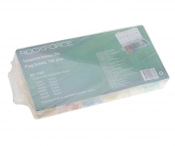 619 р. Предохранитель 5-30А флажковый 120 предметов ROCKFORCE ROCKFORCE rf-790  с доставкой в г. Майкоп. Увеличить фотографию 2